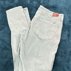 American Eagle jeggings mint green